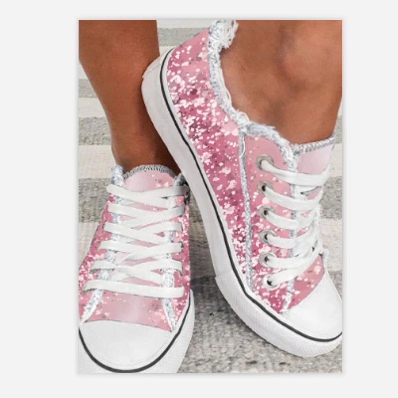 Comelyy Mode Allround-Casual-Flachschuhe aus Canvas