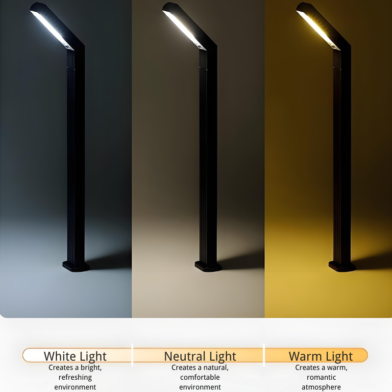 T-förmige LED-Solar-Gartenlichter - Wasserdichte Außen-Landschaftslichter für Garten- und Terrassendekoration