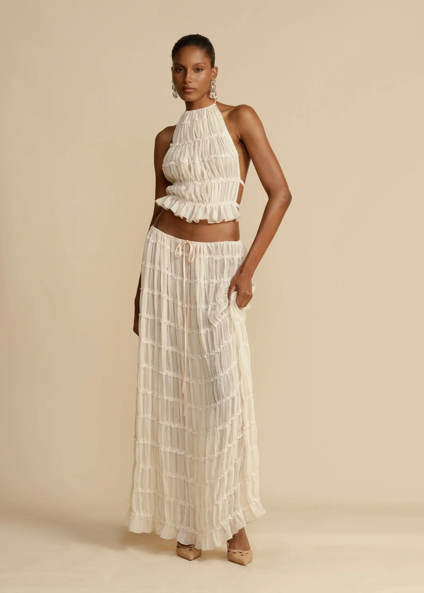 Zweiteiliges Plissee-Set – Stil & Komfort in einem
