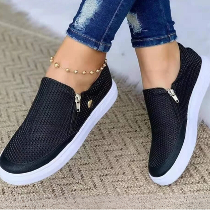 Bertha Reißverschluss-Orthopädische Damenschuhe