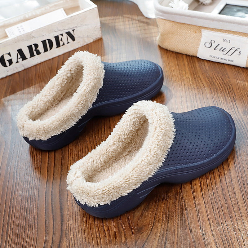 Baumwollslipper Winter Plüsch Verdickte Thermoschuhe