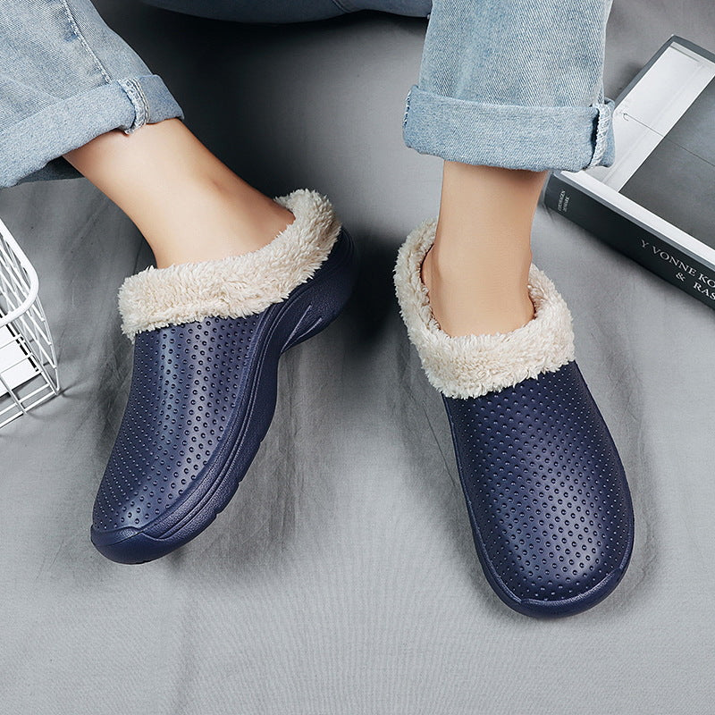 Baumwollslipper Winter Plüsch Verdickte Thermoschuhe