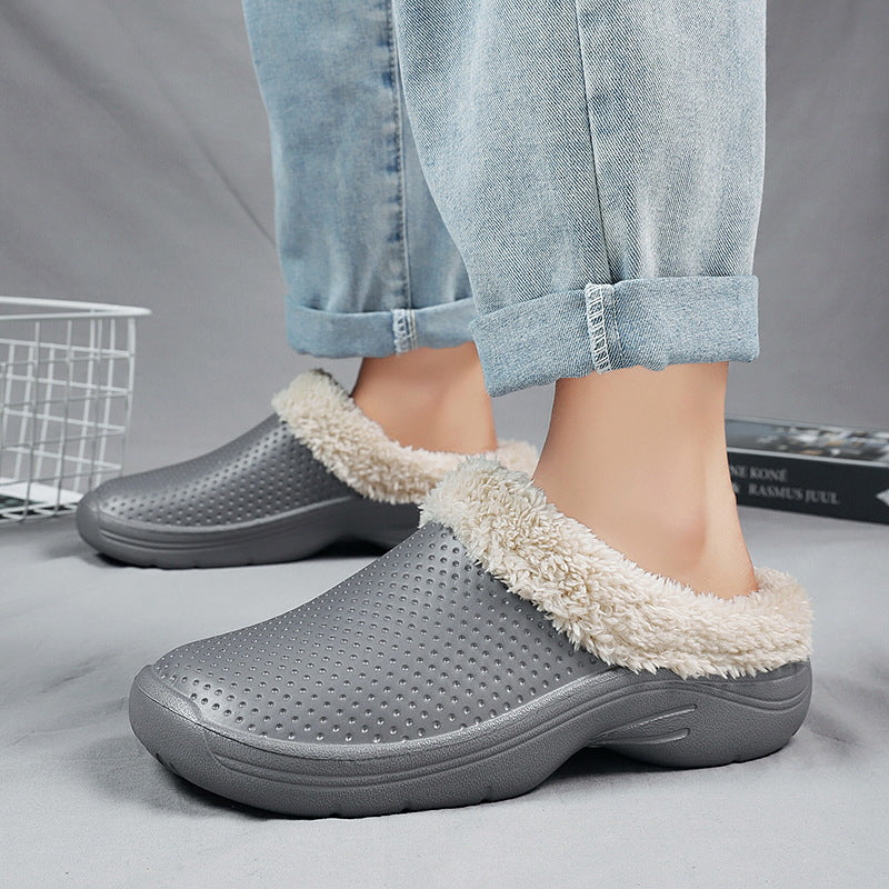 Baumwollslipper Winter Plüsch Verdickte Thermoschuhe