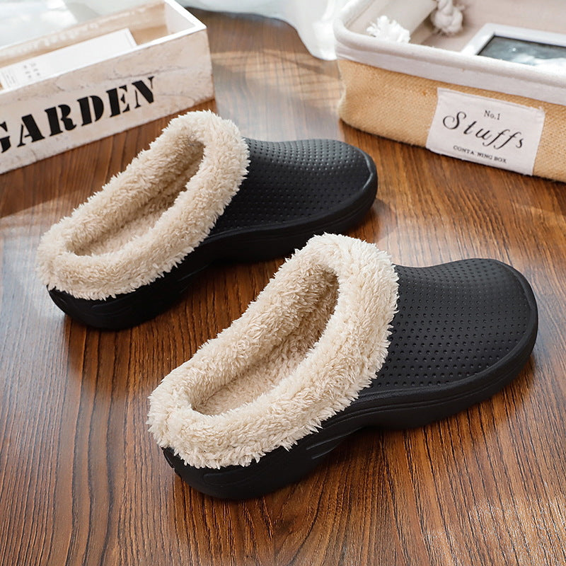 Baumwollslipper Winter Plüsch Verdickte Thermoschuhe