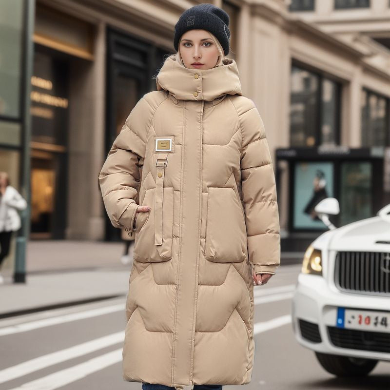 Manteau d'hiver à capuche amovible