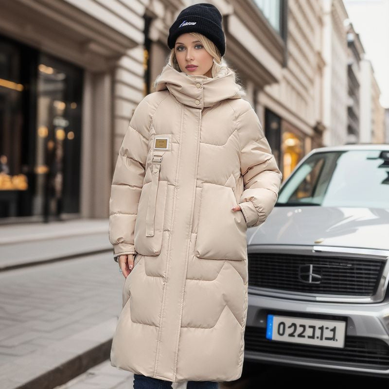 Manteau d'hiver à capuche amovible