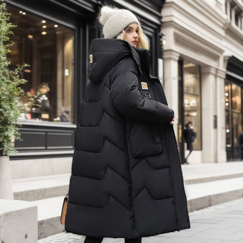 Manteau d'hiver à capuche amovible