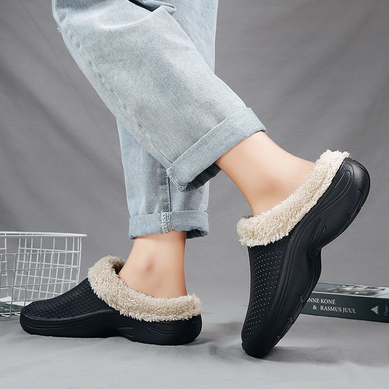 Baumwollslipper Winter Plüsch Verdickte Thermoschuhe