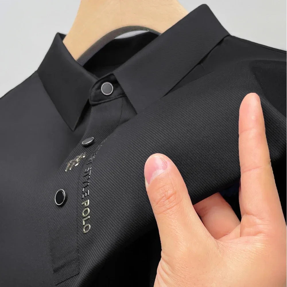 AeroCool Ice Silk Polohemd – Sommerlich & Elegant