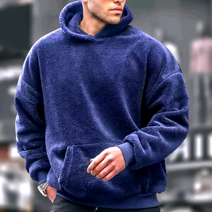 Fleece-Kapuzenpullover für Herren