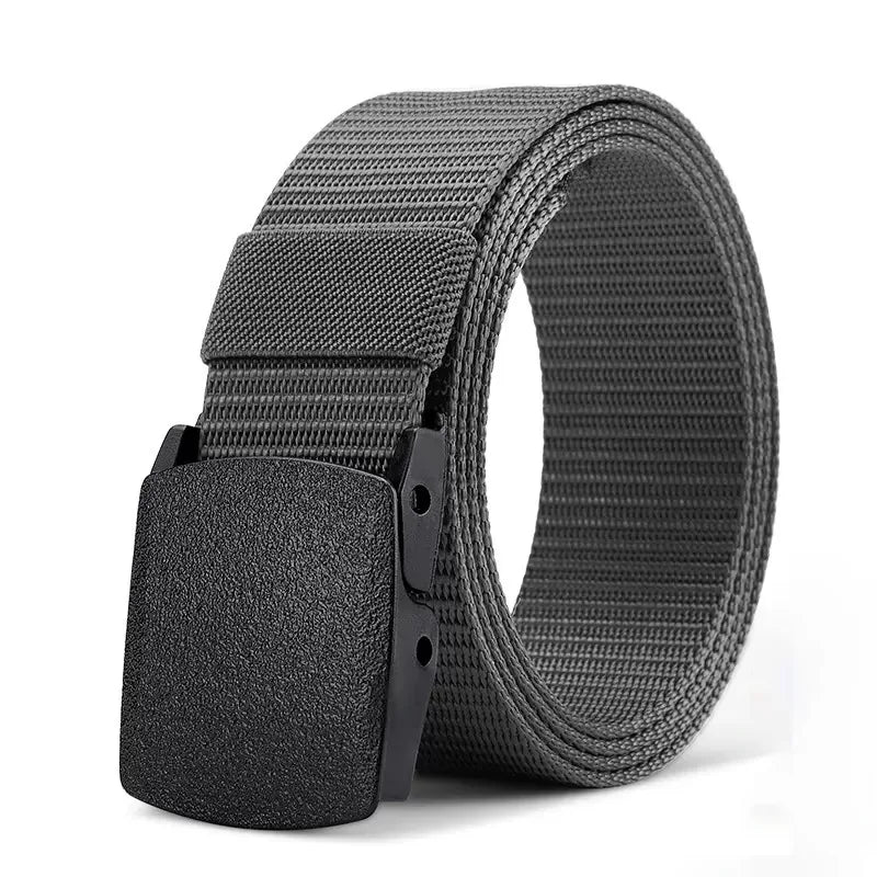 Herren Taktischer Gürtel Schwarz Nylon