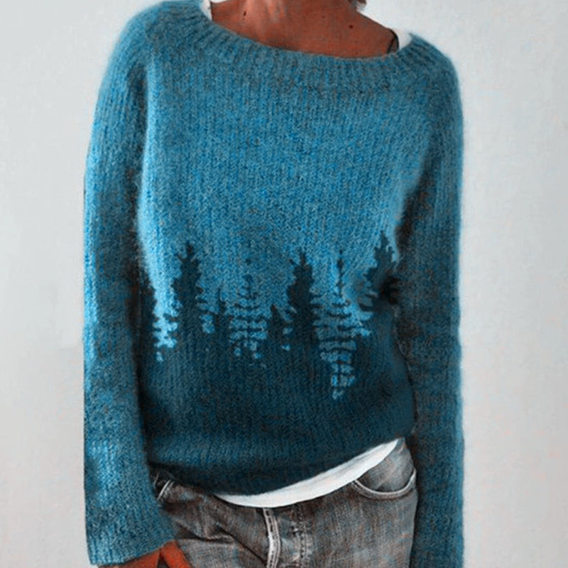 Pull à tricoter vintage pour les femmes