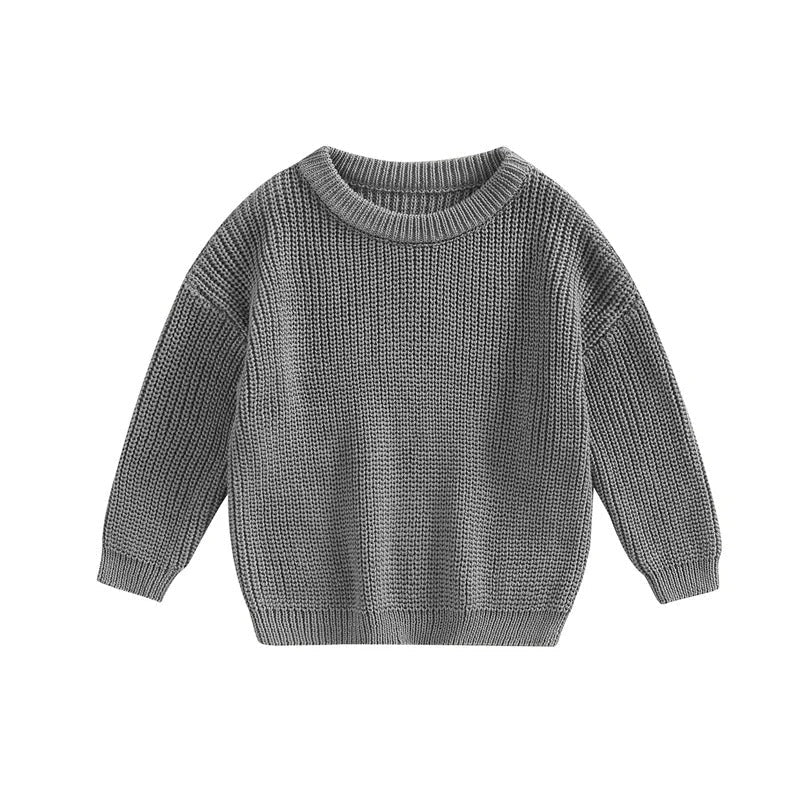 Pull pour enfants en tricot vague
