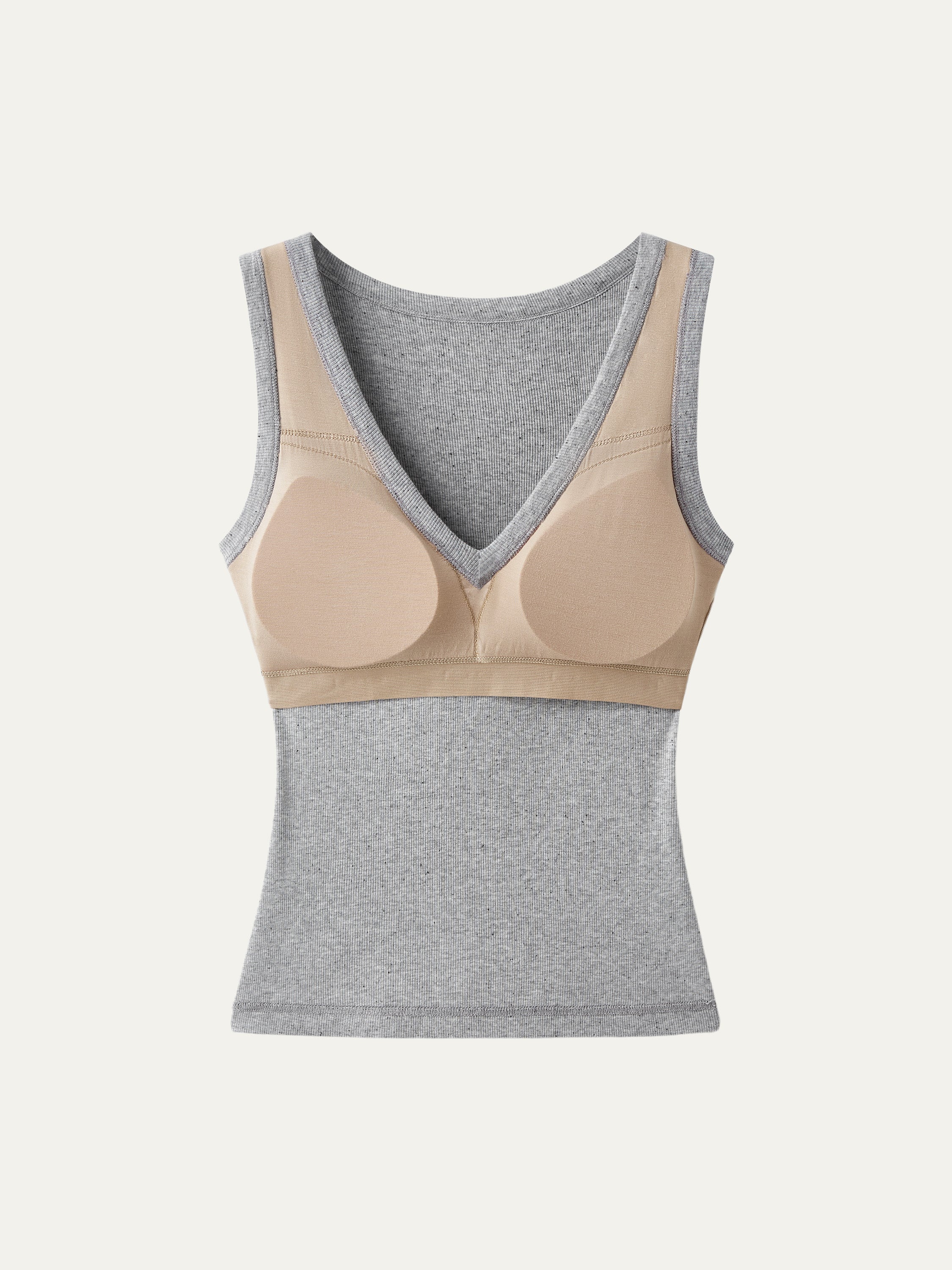 Dehnbare V-Ausschnitt Baumwoll Neue Luftige Brami Tanktop