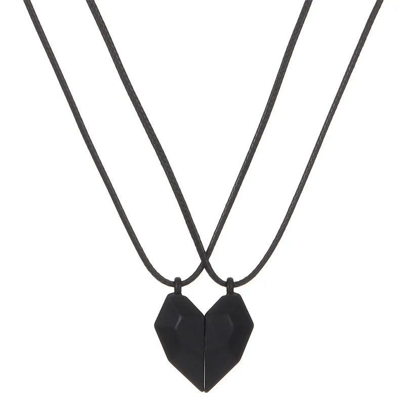 Collier coeur magnétique | Pour lui et elle