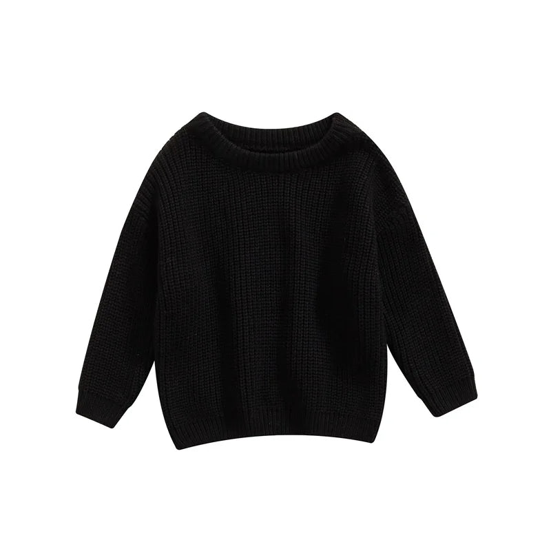 Pull pour enfants en tricot vague