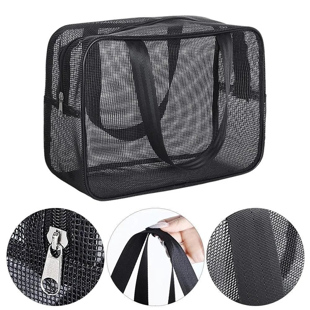 Trousse de toilette en maille