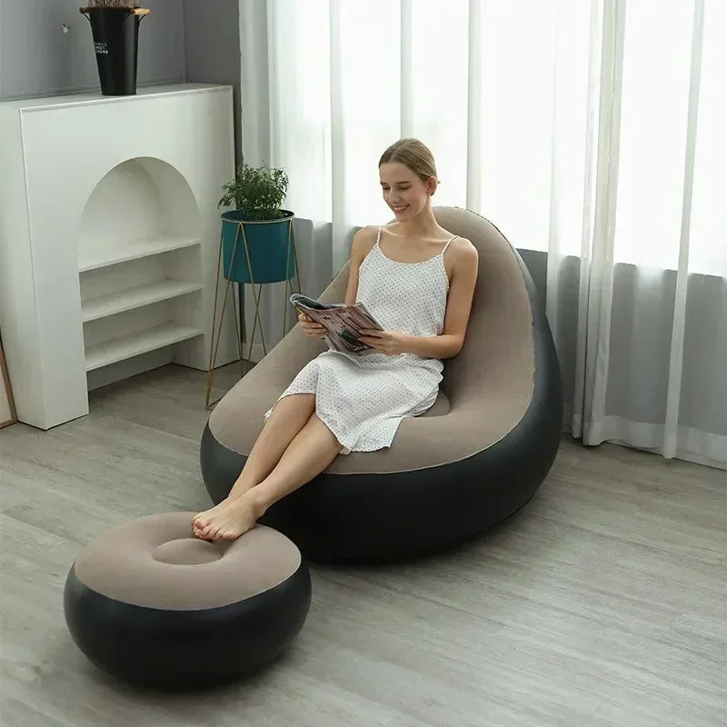 Canapé-lit pliable gonflable Lazy Couch