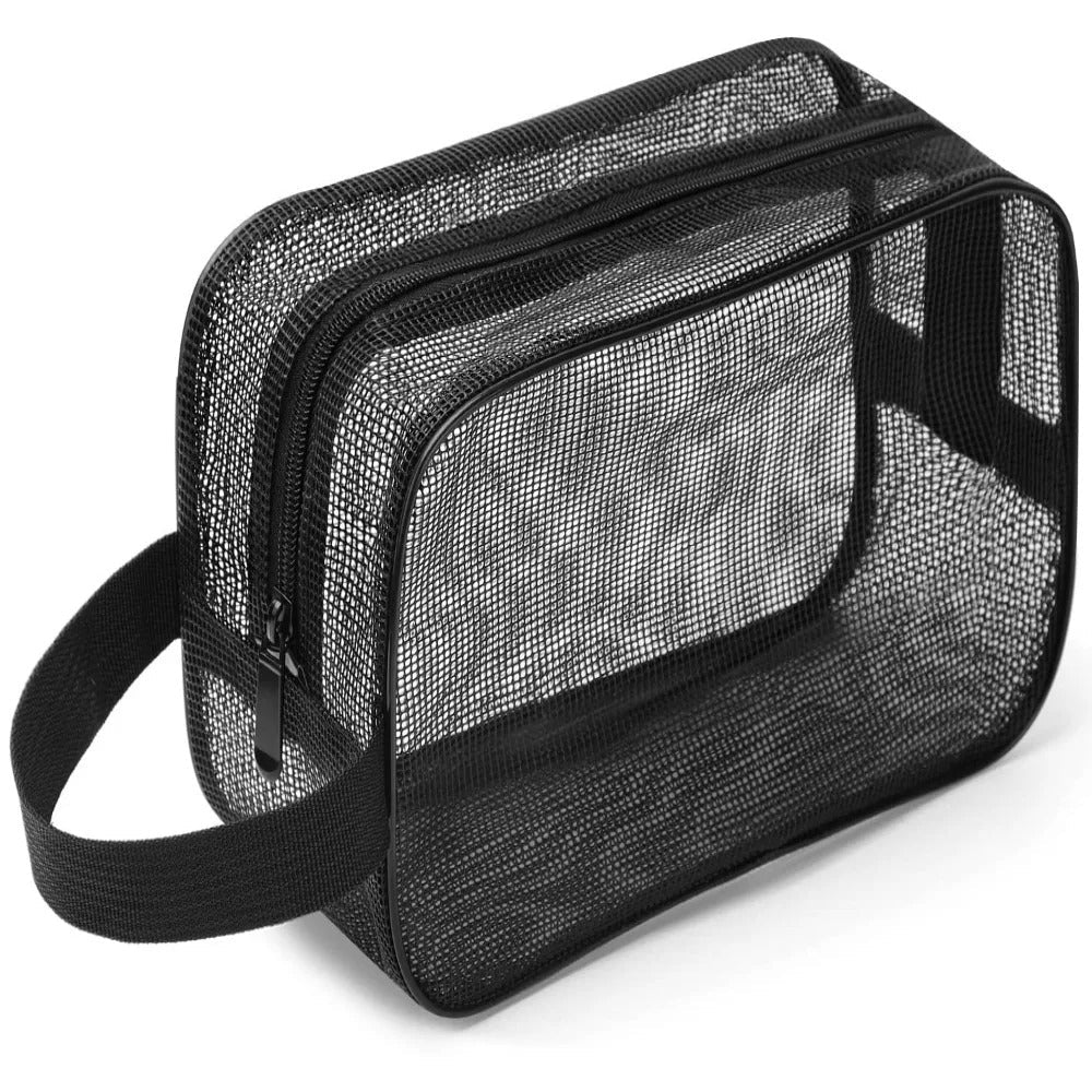 Trousse de toilette en maille