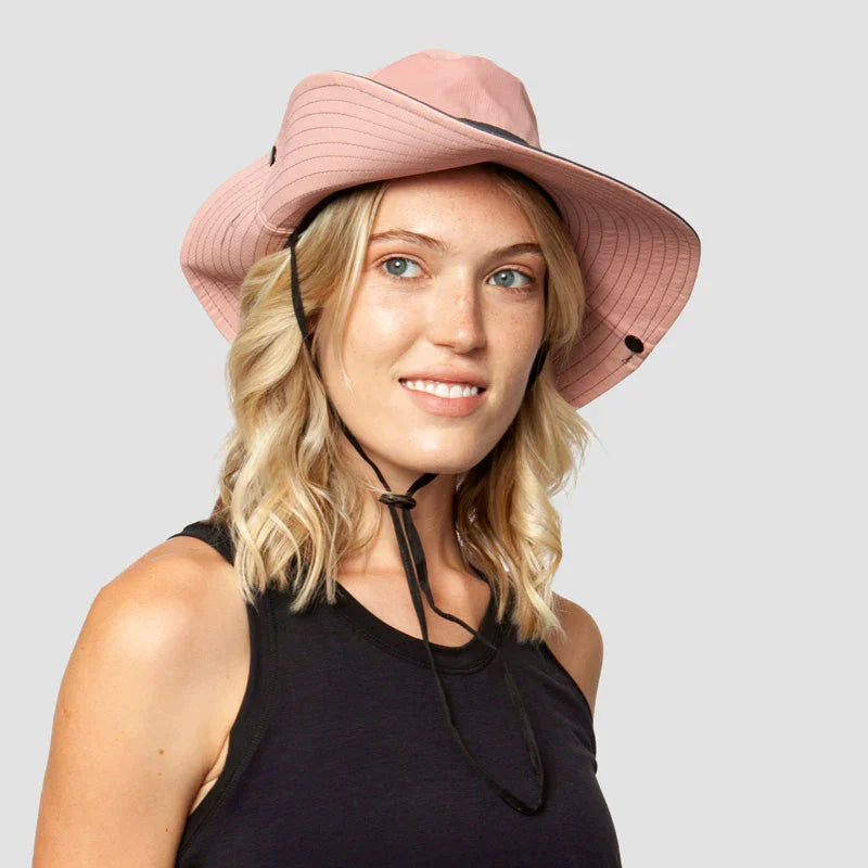 Chapeau de soleil pliable avec protection UV