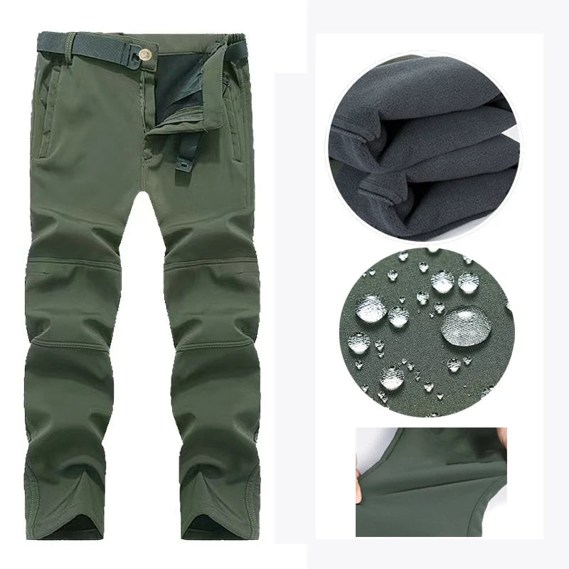 Pantalon cargo imperméable en peau de requin Yorrick