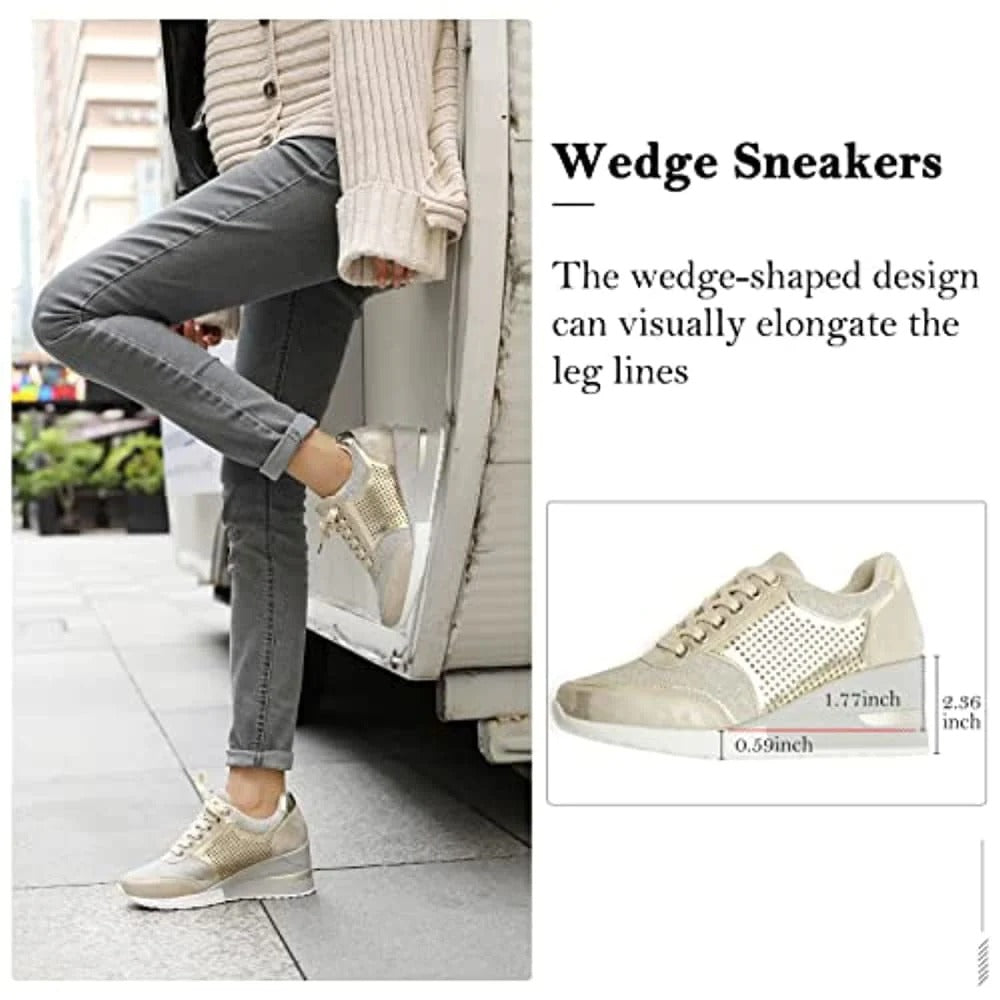 Wedge Sneakers- Erhöhe deinen Stil mit Komfort!