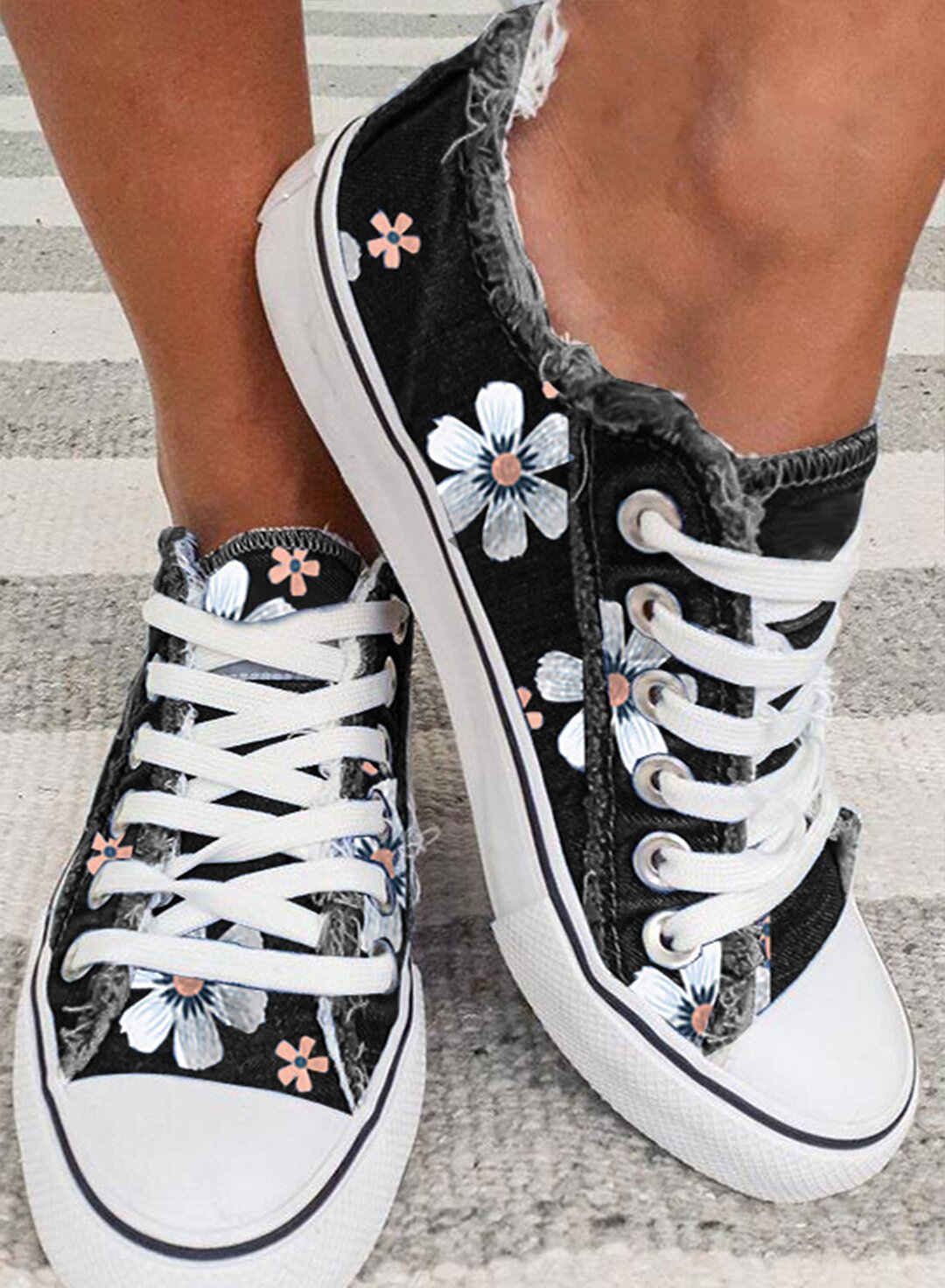 Comelyy Mode Allround-Casual-Flachschuhe aus Canvas