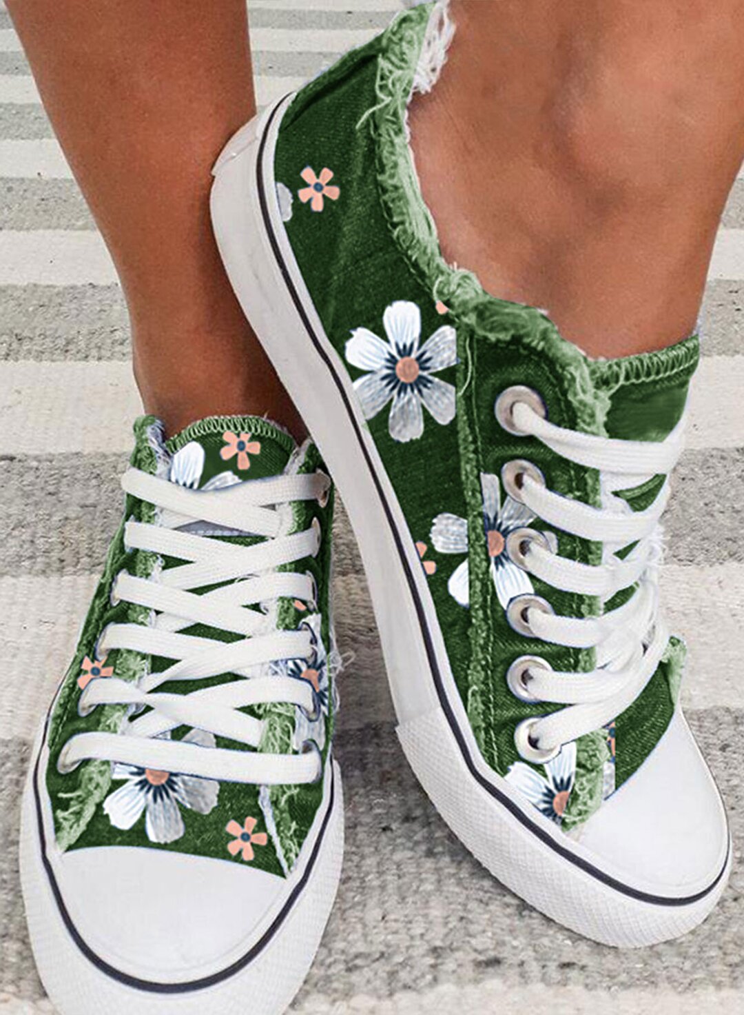 Comelyy Mode Allround-Casual-Flachschuhe aus Canvas