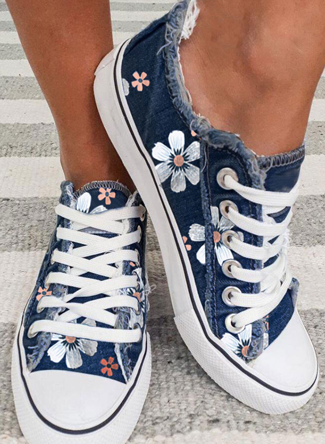 Comelyy Mode Allround-Casual-Flachschuhe aus Canvas