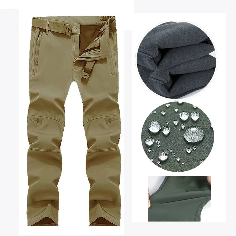 Pantalon cargo imperméable en peau de requin Yorrick