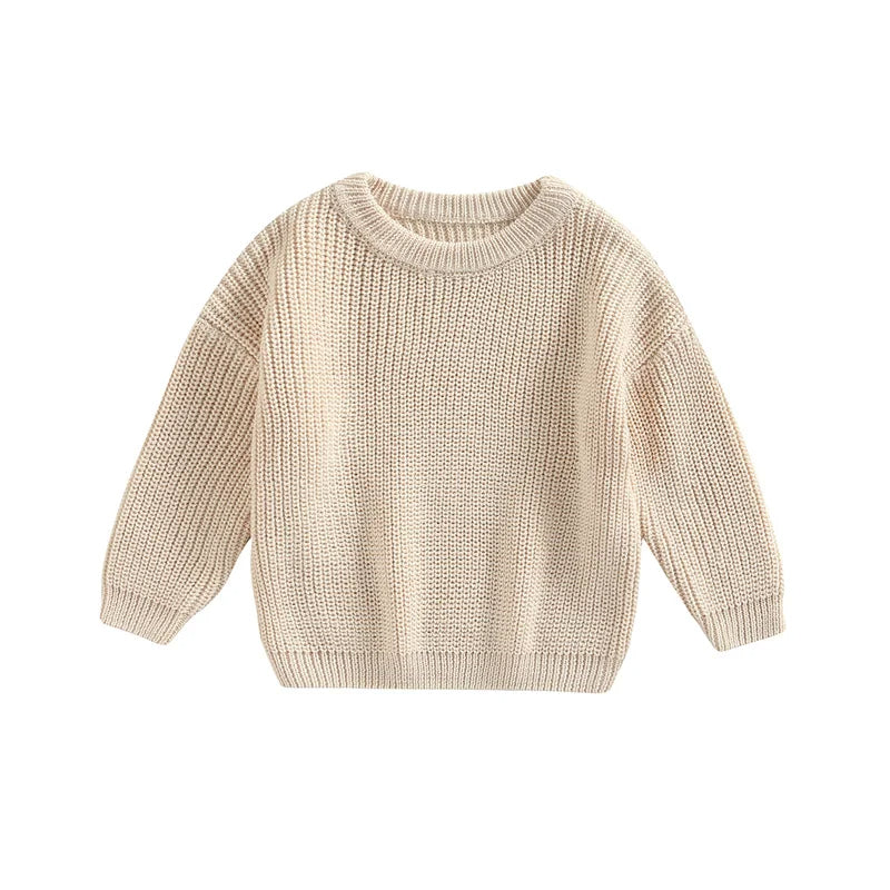 Pull pour enfants en tricot vague