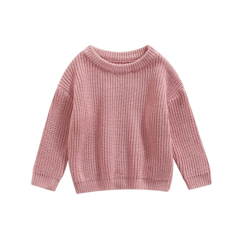 Pull pour enfants en tricot vague