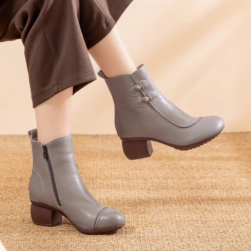 Retro Ankle Boots - Zeitlose Eleganz trifft auf ultimativen Komfort