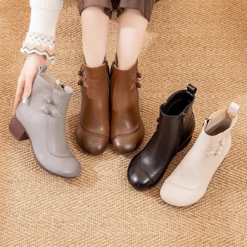 Retro Ankle Boots - Zeitlose Eleganz trifft auf ultimativen Komfort