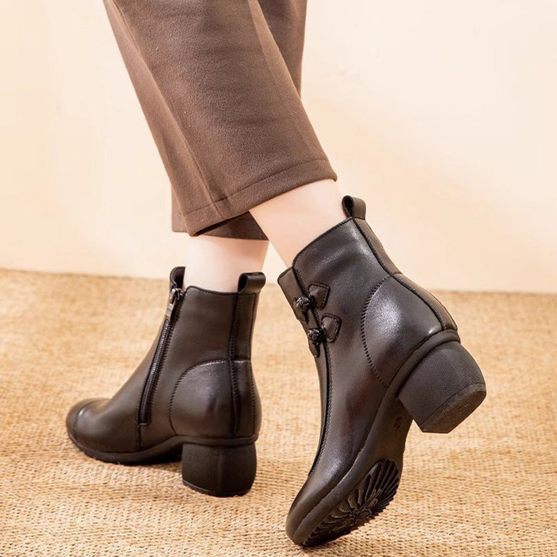 Retro Ankle Boots - Zeitlose Eleganz trifft auf ultimativen Komfort
