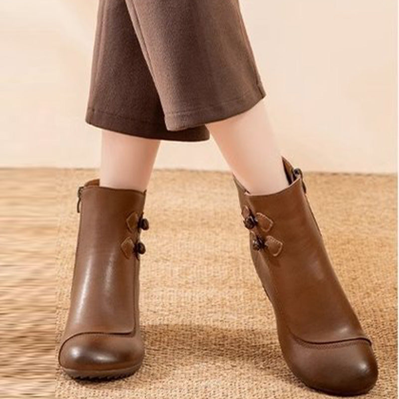 Retro Ankle Boots - Zeitlose Eleganz trifft auf ultimativen Komfort