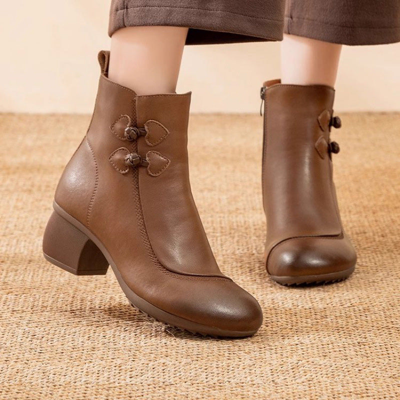 Retro Ankle Boots - Zeitlose Eleganz trifft auf ultimativen Komfort