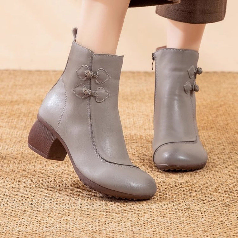 Retro Ankle Boots - Zeitlose Eleganz trifft auf ultimativen Komfort