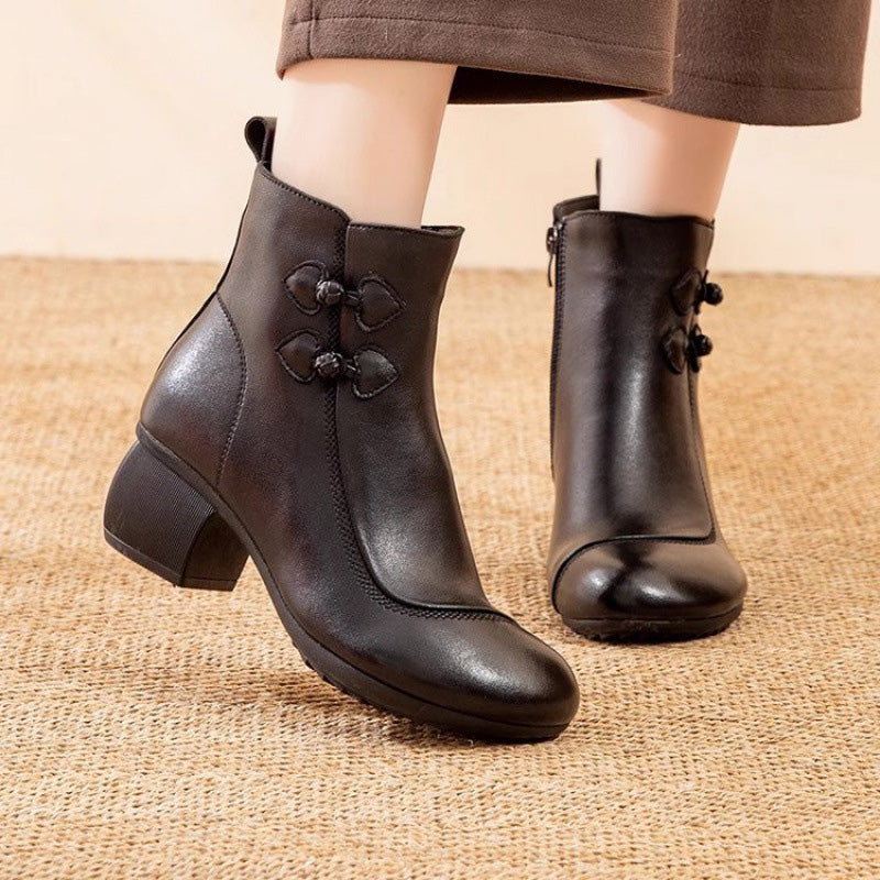 Retro Ankle Boots - Zeitlose Eleganz trifft auf ultimativen Komfort