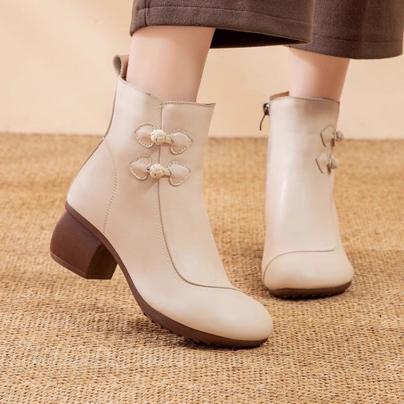 Retro Ankle Boots - Zeitlose Eleganz trifft auf ultimativen Komfort