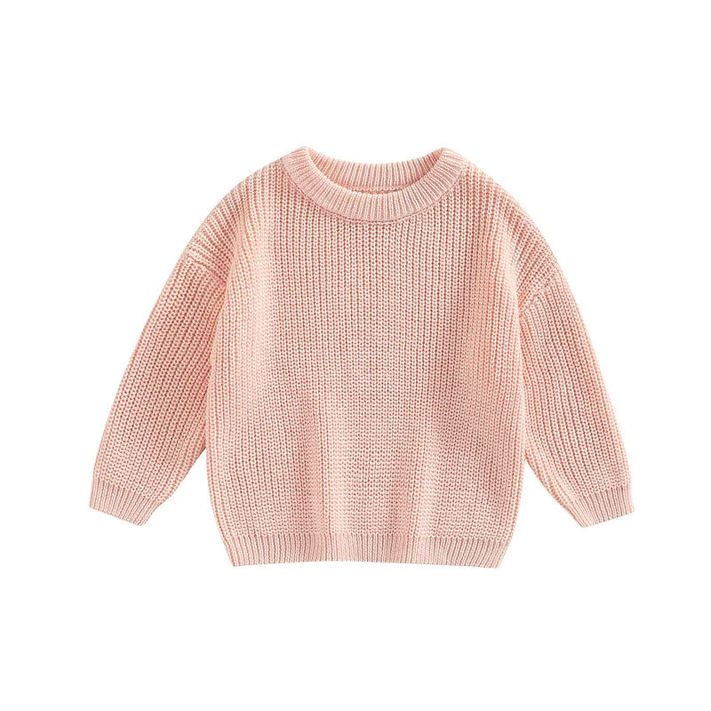 Pull pour enfants en tricot vague
