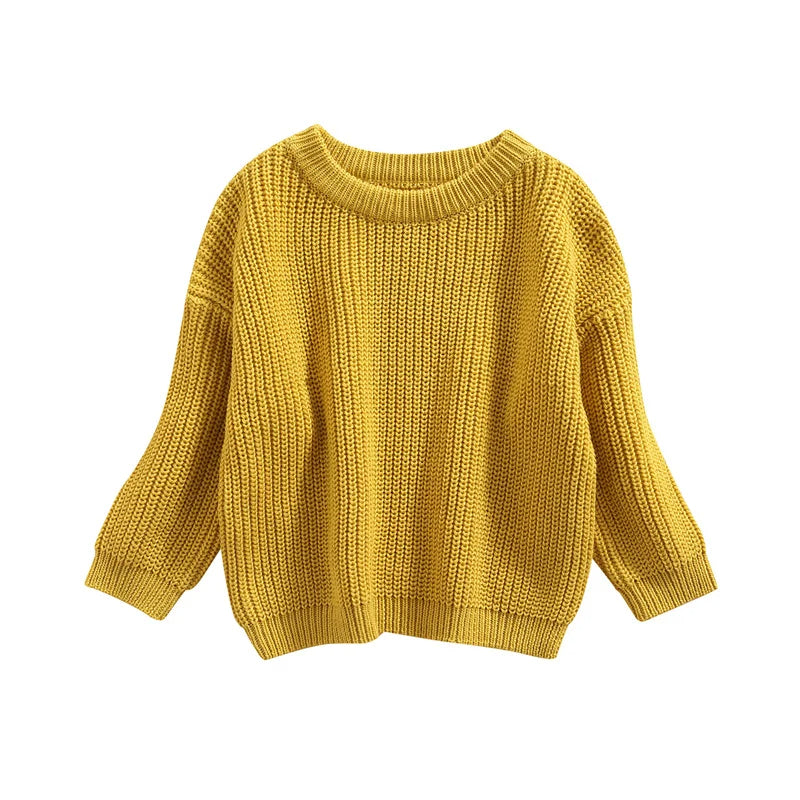 Pull pour enfants en tricot vague