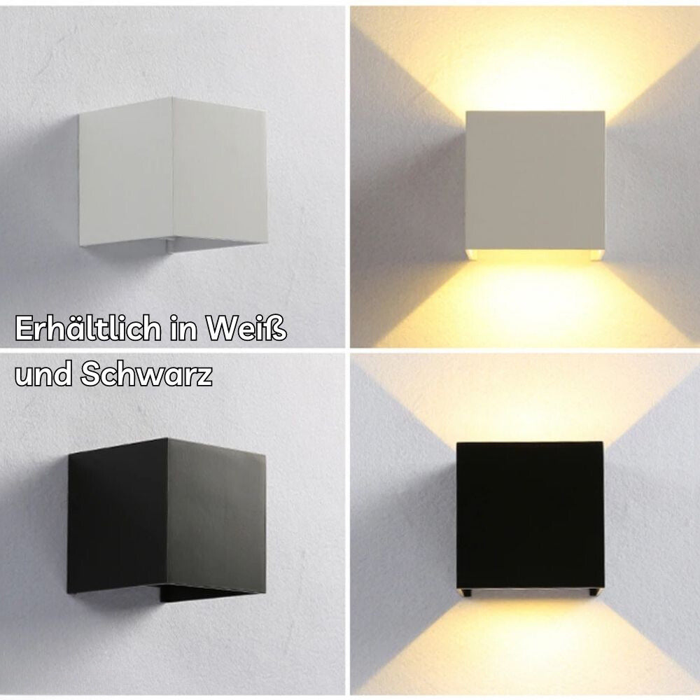 LuminaCube™ – Kabellose LED-Wandlampe mit Bewegungssensor