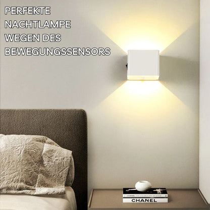 LuminaCube™ – Kabellose LED-Wandlampe mit Bewegungssensor