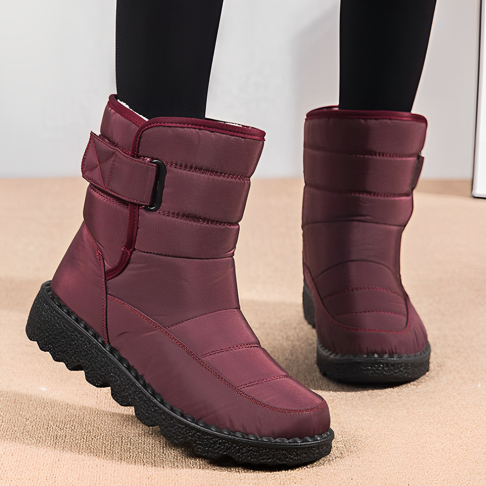 Bottes de neige imperméables pour les femmes