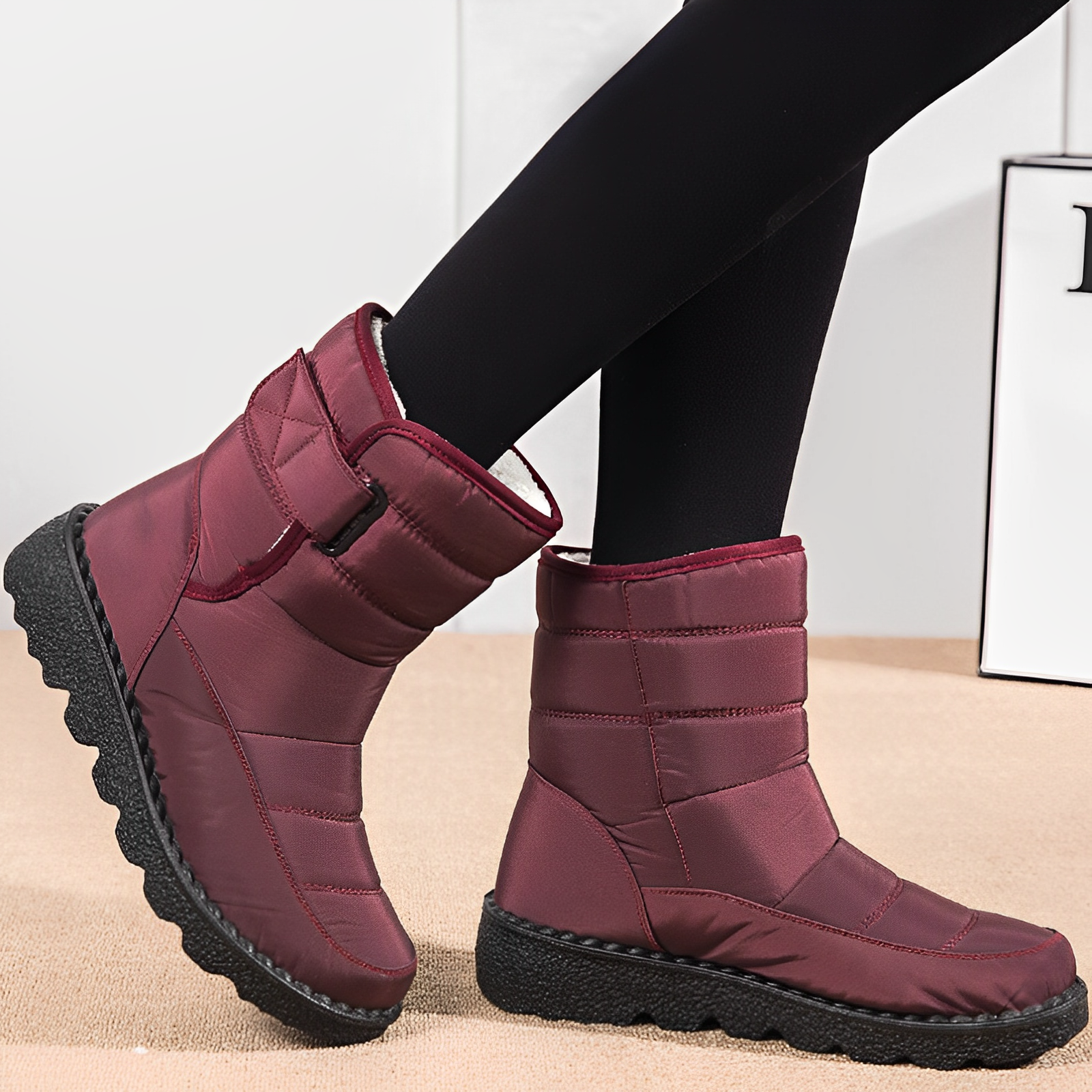 Bottes de neige imperméables pour les femmes