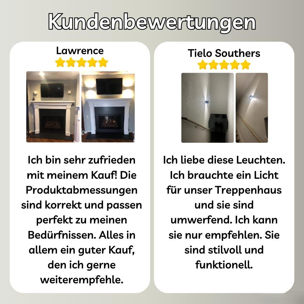LuminaCube™ – Kabellose LED-Wandlampe mit Bewegungssensor