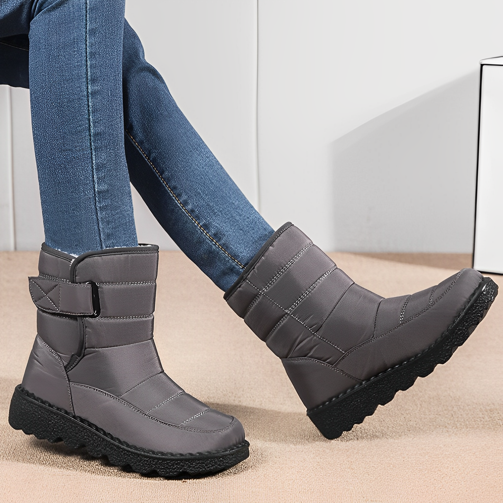 Bottes de neige imperméables pour les femmes